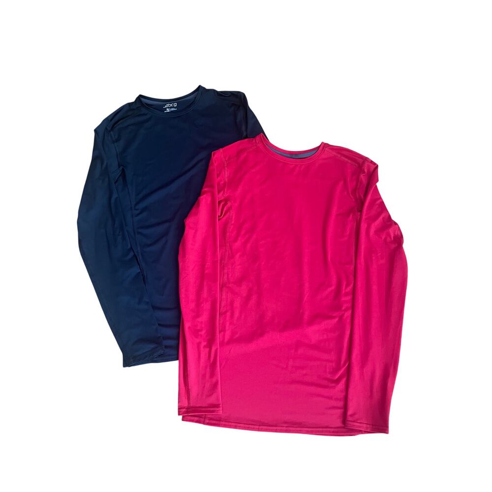 BCG Long Sleeve Dri Fit Muscle Shirt, Set of 2 #0390